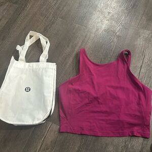 Lululemon high neck sports bra